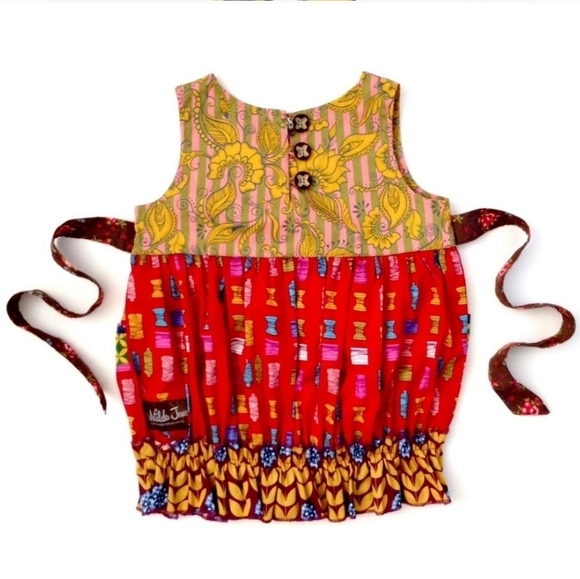 Matilda Jane Jester Red Shasta Bubble Top Size 4 - Picture 2 of 14